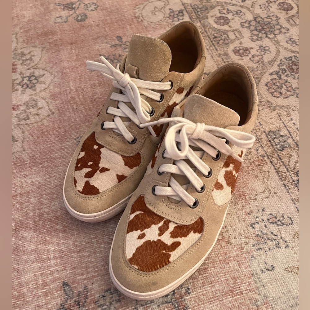 Myra cow print sneakers